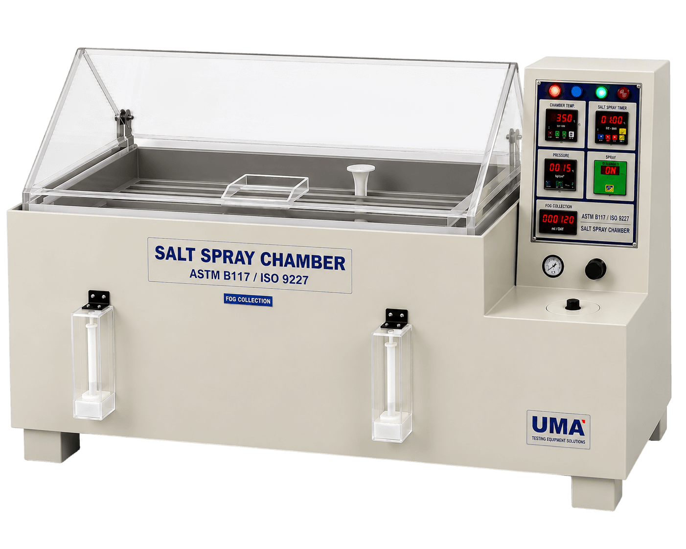 SST Large Size ASTM B117 ISO 9227 Salt Spray Chamber by UMA Industries