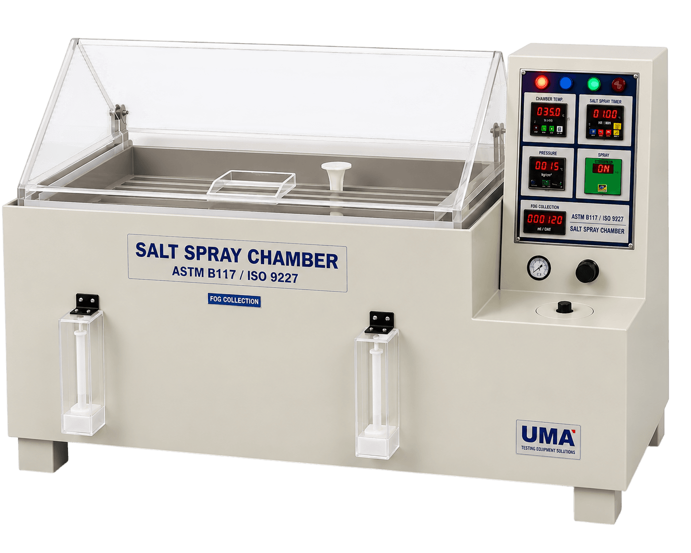 SST Medium Size ASTM B117 ISO 9227 Salt Spray Chamber by UMA Industries